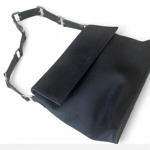 Vintage Paloma Picasso Black Shoulder Bag in good condition